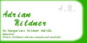adrian mildner business card